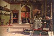 Vittore Carpaccio vision of st.augustine France oil painting artist